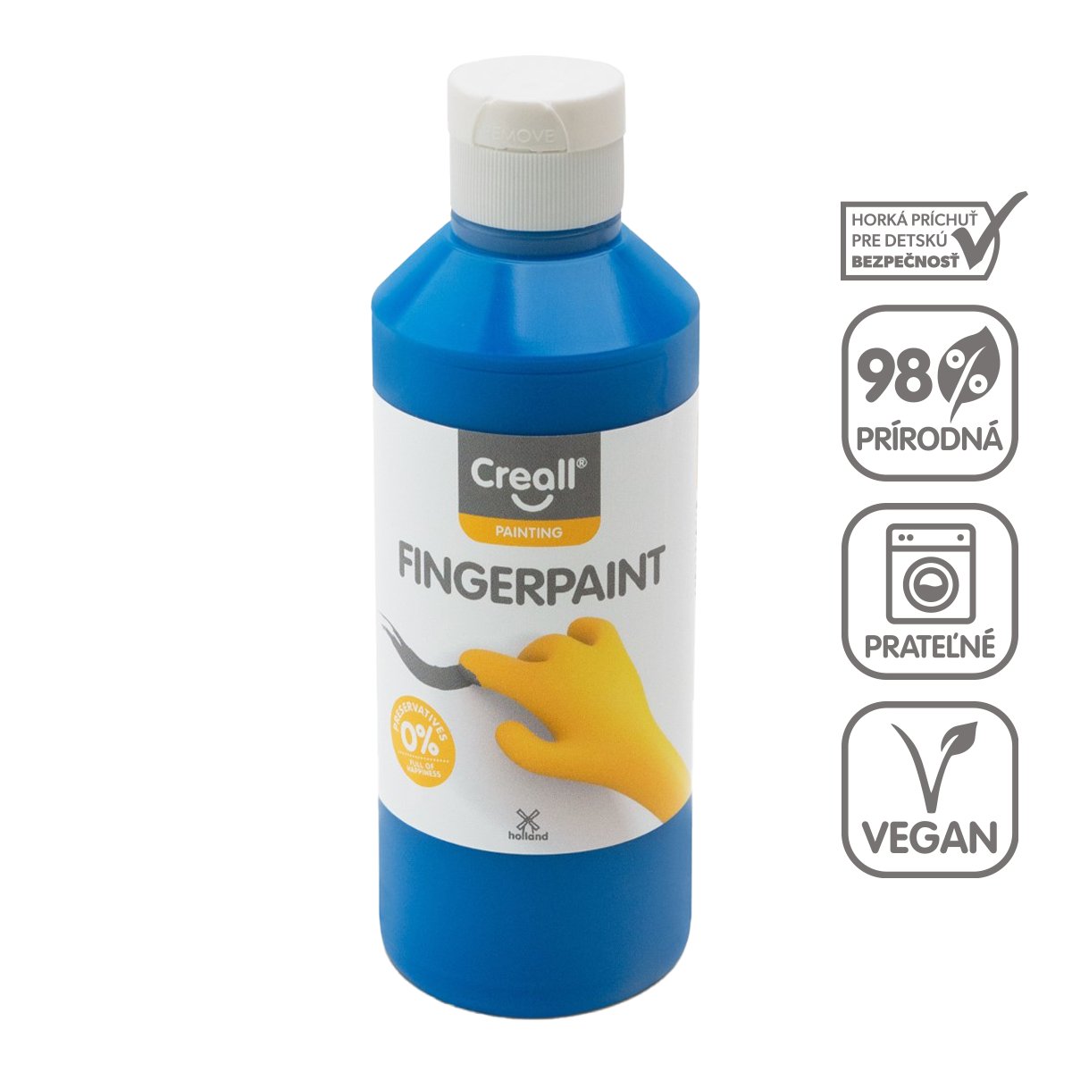 Creall vingerverf 250 ml – Blauw