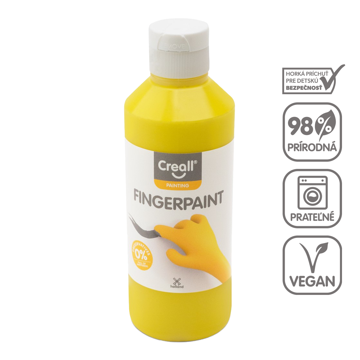 Creall vingerverf 250 ml – Geel