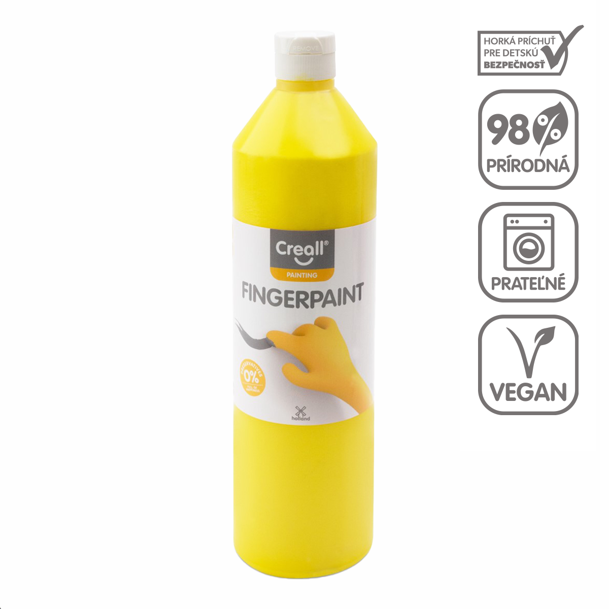Creall vingerverf 750 ml – Geel