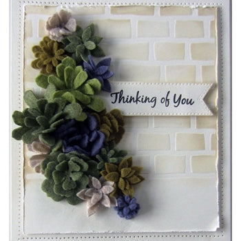 Creative Expressions snijmallen Succulententuin, 12 stuks