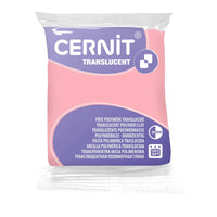 Cernit Translucent Modeling Clay, 56 g – Pink Quartz