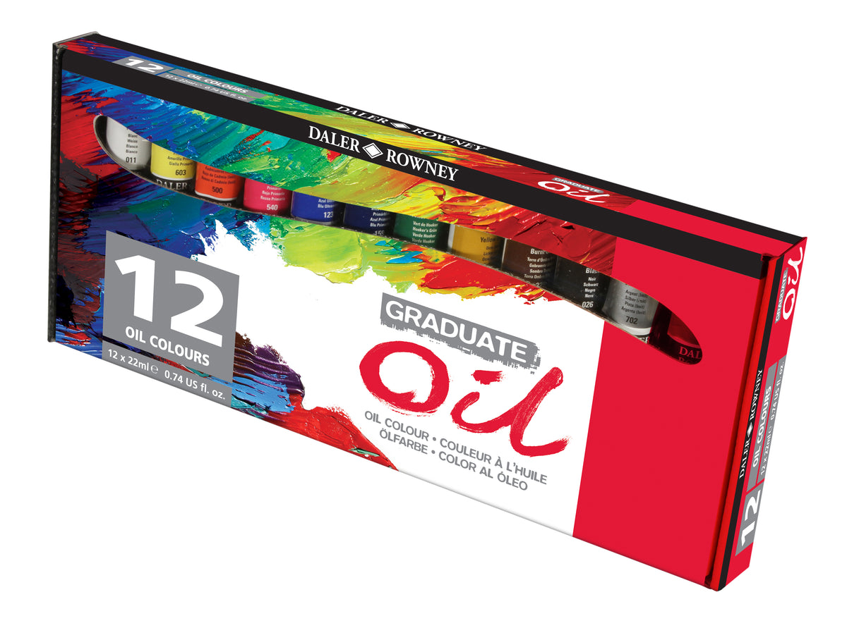 Daler-Rowney Graduate olieverfset 12 × 22 ml