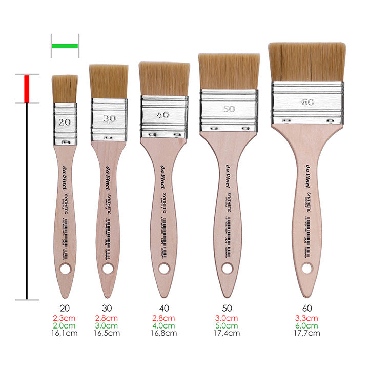 da Vinci 2429 Synthetic Bristle Mottler Brush | various sizes — image 2