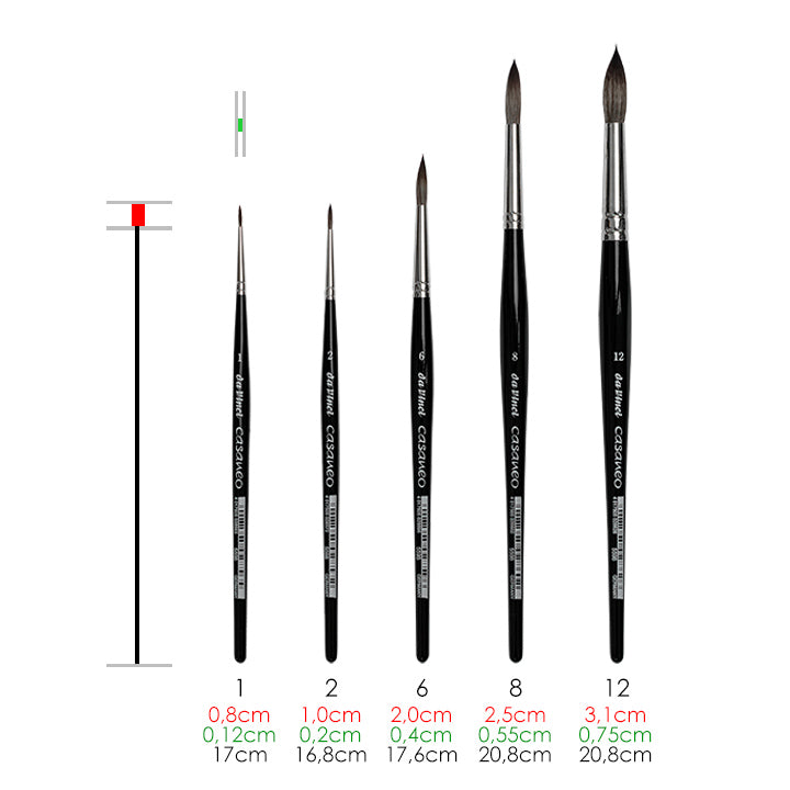 da Vinci Casaneo 5598 Brush | various sizes — image 2