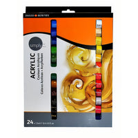 Daler - Rowney Acrylic Paint Set, 24 x 12 ml