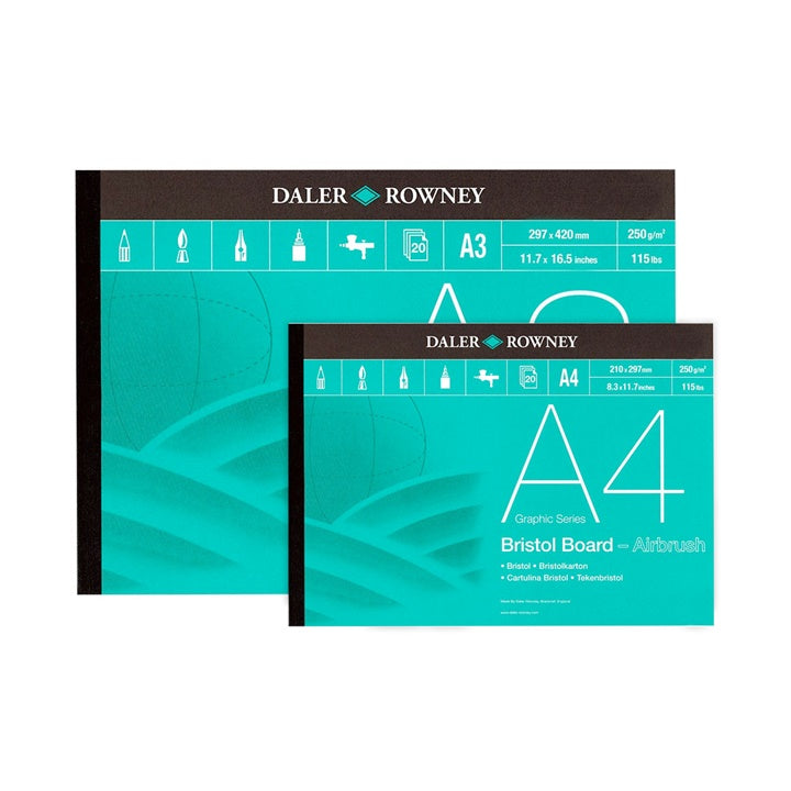 Daler-Rowney Airbrush Paper, 20 Sheets, 21 x 29.7 cm