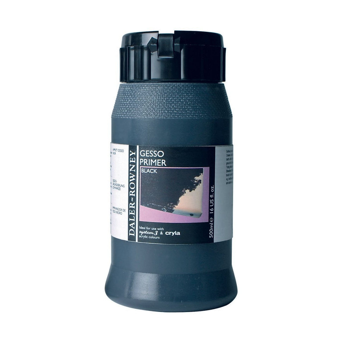 Daler-Rowney D&R Artist zwarte gesso 500 ml