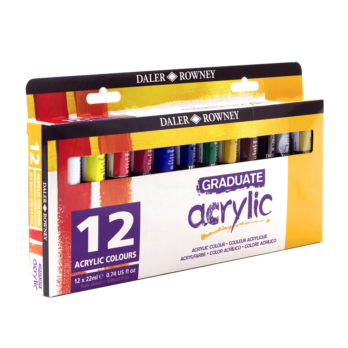 Daler-Rowney Graduate acrylverfset 12 × 22 ml