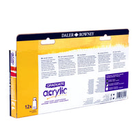 Daler-Rowney Graduate acrylverfset 12 × 22 ml
