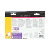 DALER ROWNEY Graduate Metallic Acrylic Paint Set 6 x 75 ml