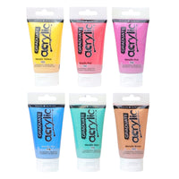 DALER ROWNEY Graduate Metallic Acrylic Paint Set 6 x 75 ml