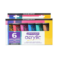 Daler-Rowney Graduate metallic acrylverfset 6 × 75 ml