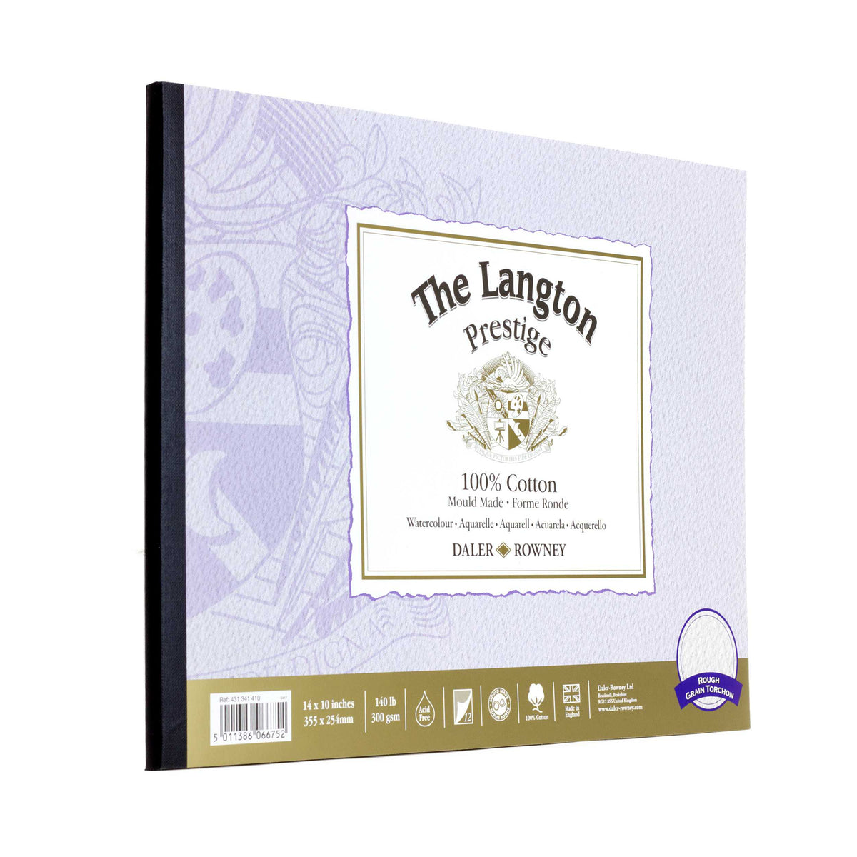 Daler-Rowney Langton Prestige aquarelblok 300 g/m², 12 vel