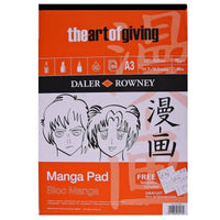 Daler-Rowney Manga markerblok A3, 70 g/m², 50 vellen