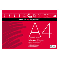 Daler-Rowney Marker Graphic markerblok A4, 70 g/m², 50 vel