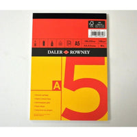 Daler-Rowney Red & Yellow schetsblok A5, 150 g/m², 25 vel