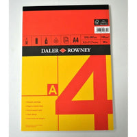 Daler-Rowney Red & Yellow tekenblok A4, 150 g/m², 25 vel
