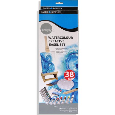 Daler-Rowney Simply aquarelverfset 38-delig met accessoires