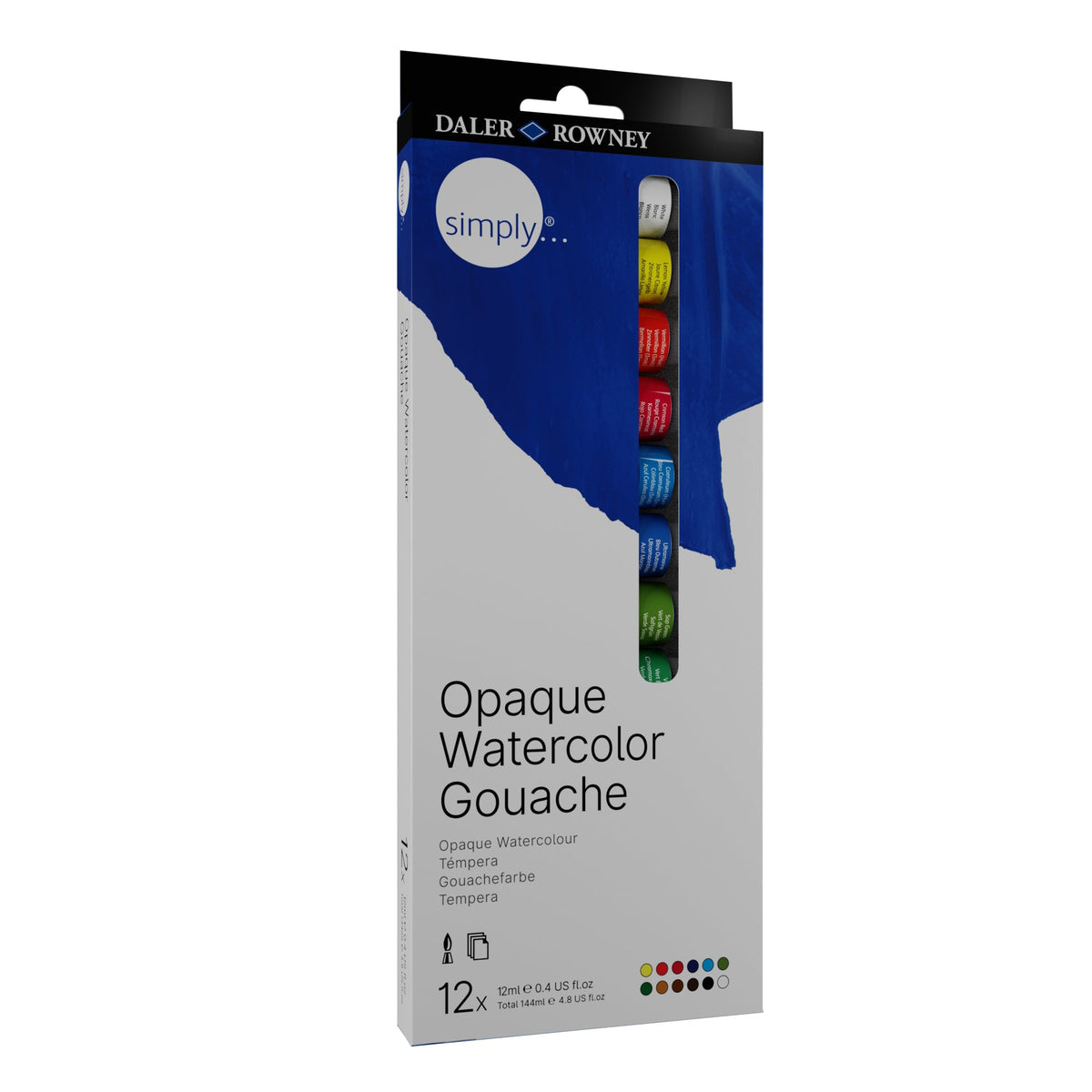 Daler-Rowney Simply gouacheset 12 × 12 ml