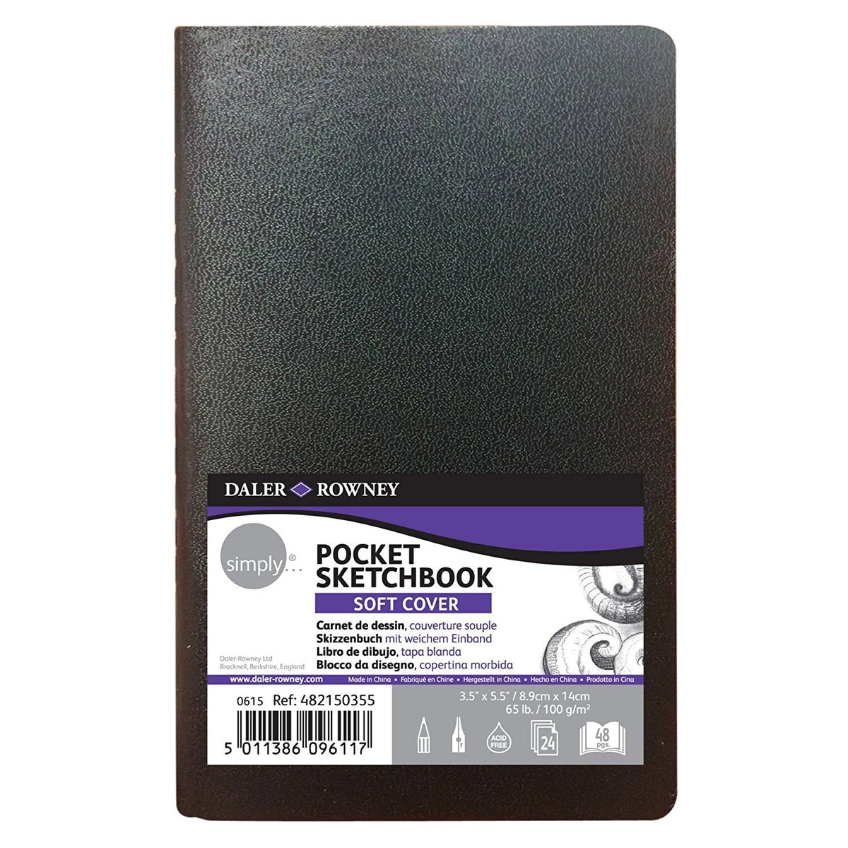 Daler-Rowney Simply pocketschetsblok 100 g/m², 24 vel