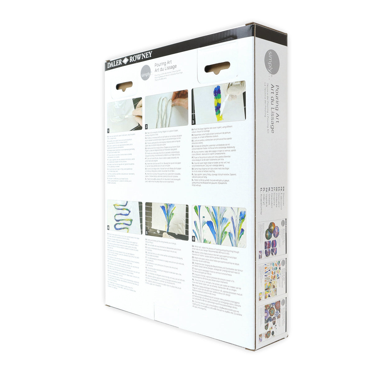 Daler-Rowney Simply pouringset met 10 × 18 ml acrylverf