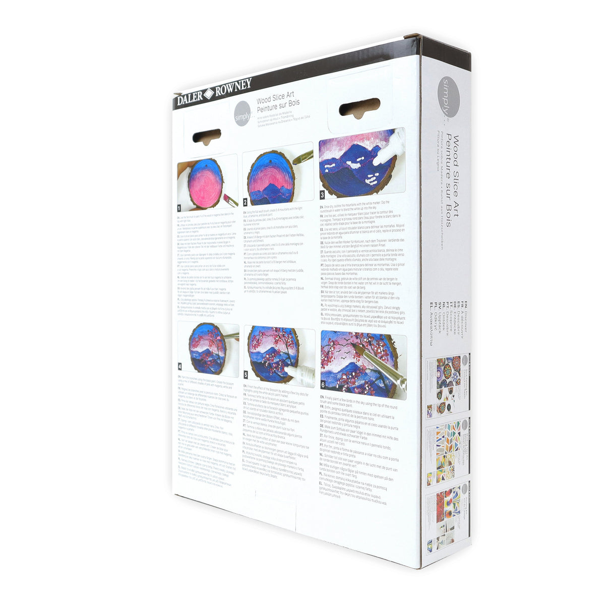 Daler-Rowney Simply set voor schilderen op hout, 8 kleuren