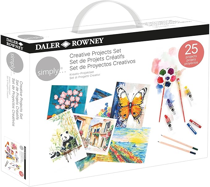 Daler-Rowney Simply teken- en schilderset, 25-delig