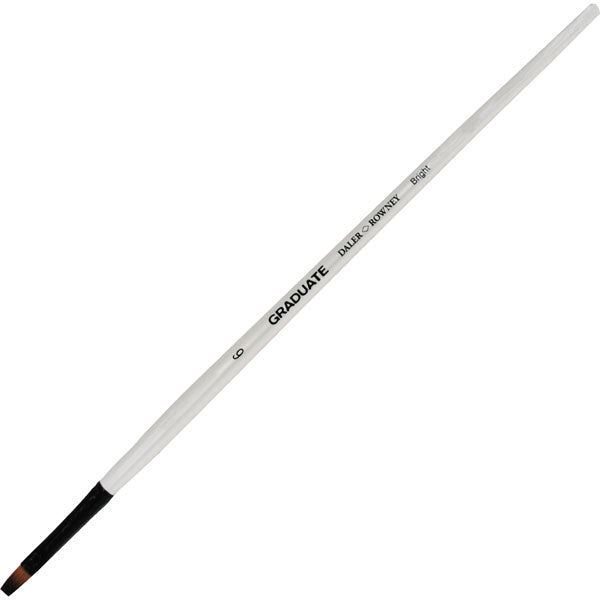 Daler-Rowney Graduate plat penseel, synthetisch haar, 8 en R6