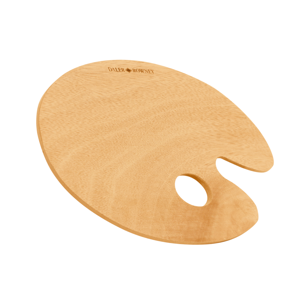 DALER ROWNEY Wooden Oval Painting Palette - 20 x 30 cm