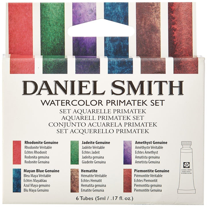 Daniel Smith PRIMATEK Mineral Watercolor Paint Set, 6 x 5 ml