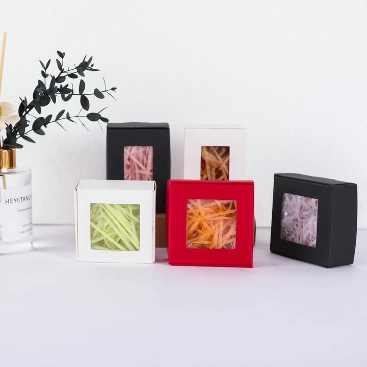 Cadeaudoosje voor zeep met venster ARTMiE, 4 formaten