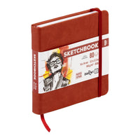 DARWI For You schetsboek Terracotta 14 × 14 cm, 140 g/m², 80 vel