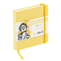 DARWI For You schetsboek Yellow 14 × 14 cm, 140 g/m², 80 vel