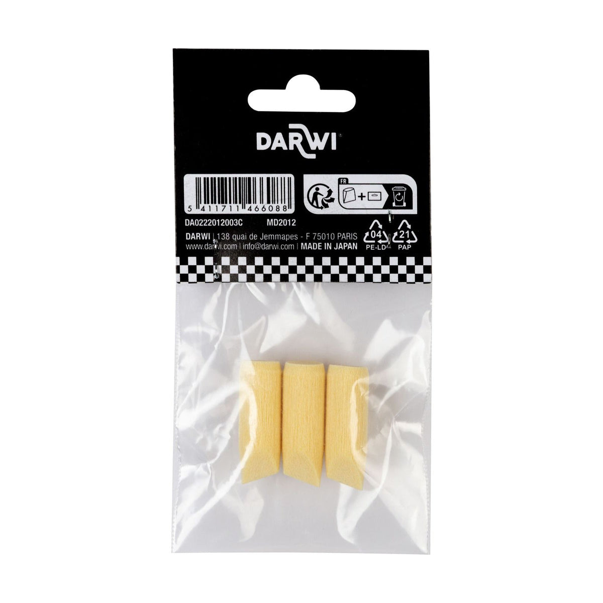 DARWI Marbel reservepunten 12 mm, 3 stuks