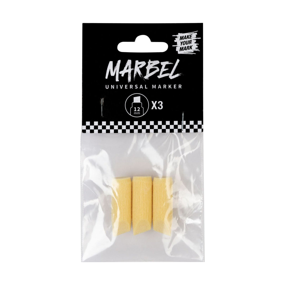 DARWI Marbel reservepunten 12 mm, 3 stuks