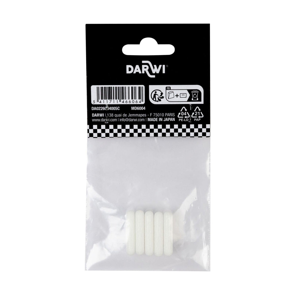 DARWI Marbel reservepunten 4 mm, 5 stuks