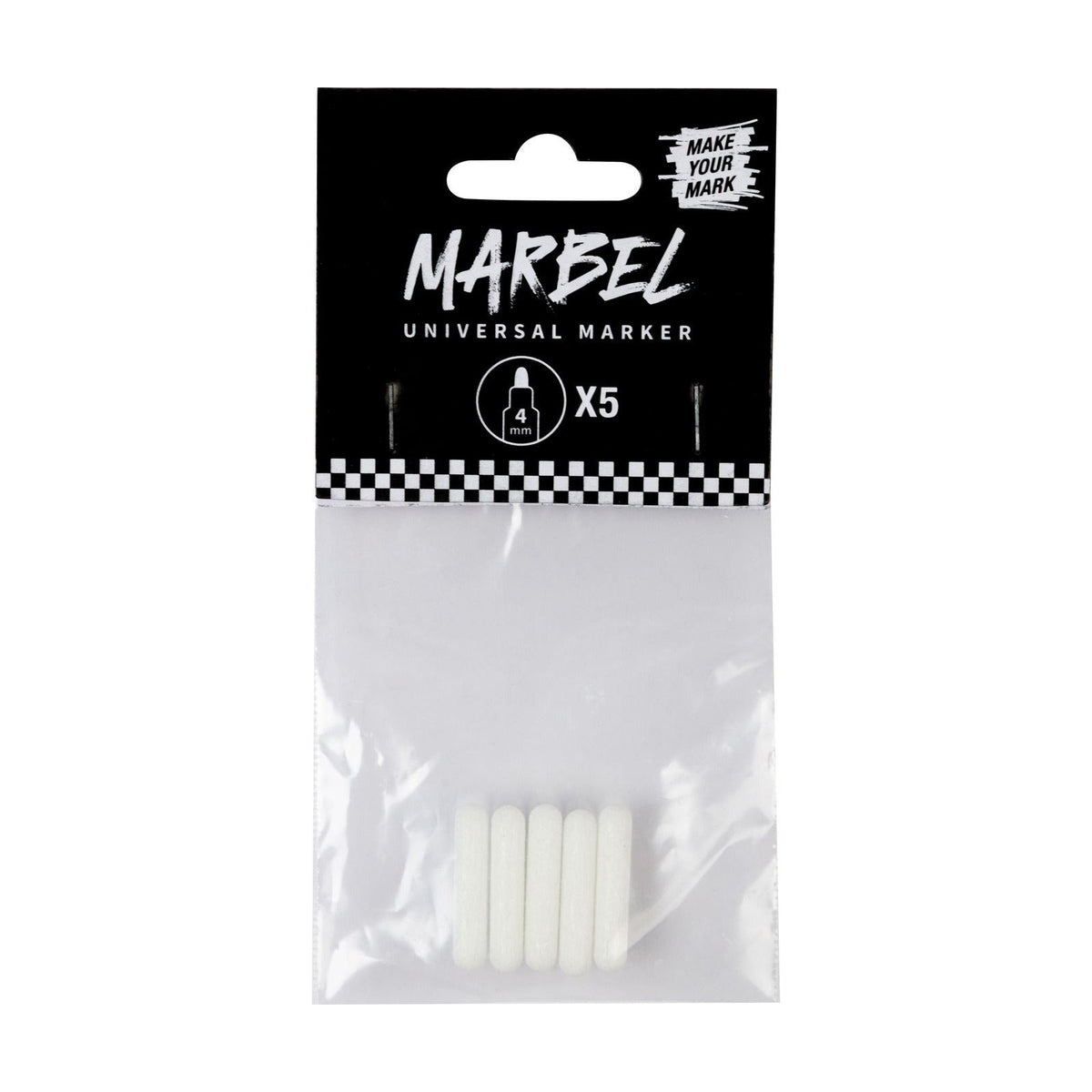 DARWI Marbel reservepunten 4 mm, 5 stuks