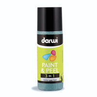 DARWI Paint & Peel 3-in-1 afpelbare glasverf 80 ml – glittergroen