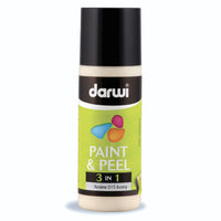 DARWI Paint & Peel 3-in-1 afpelbare glasverf 80 ml – ivoor