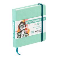 DARWI schetsboek mintgroen 14 × 14 cm, 140 g/m², 80 vel