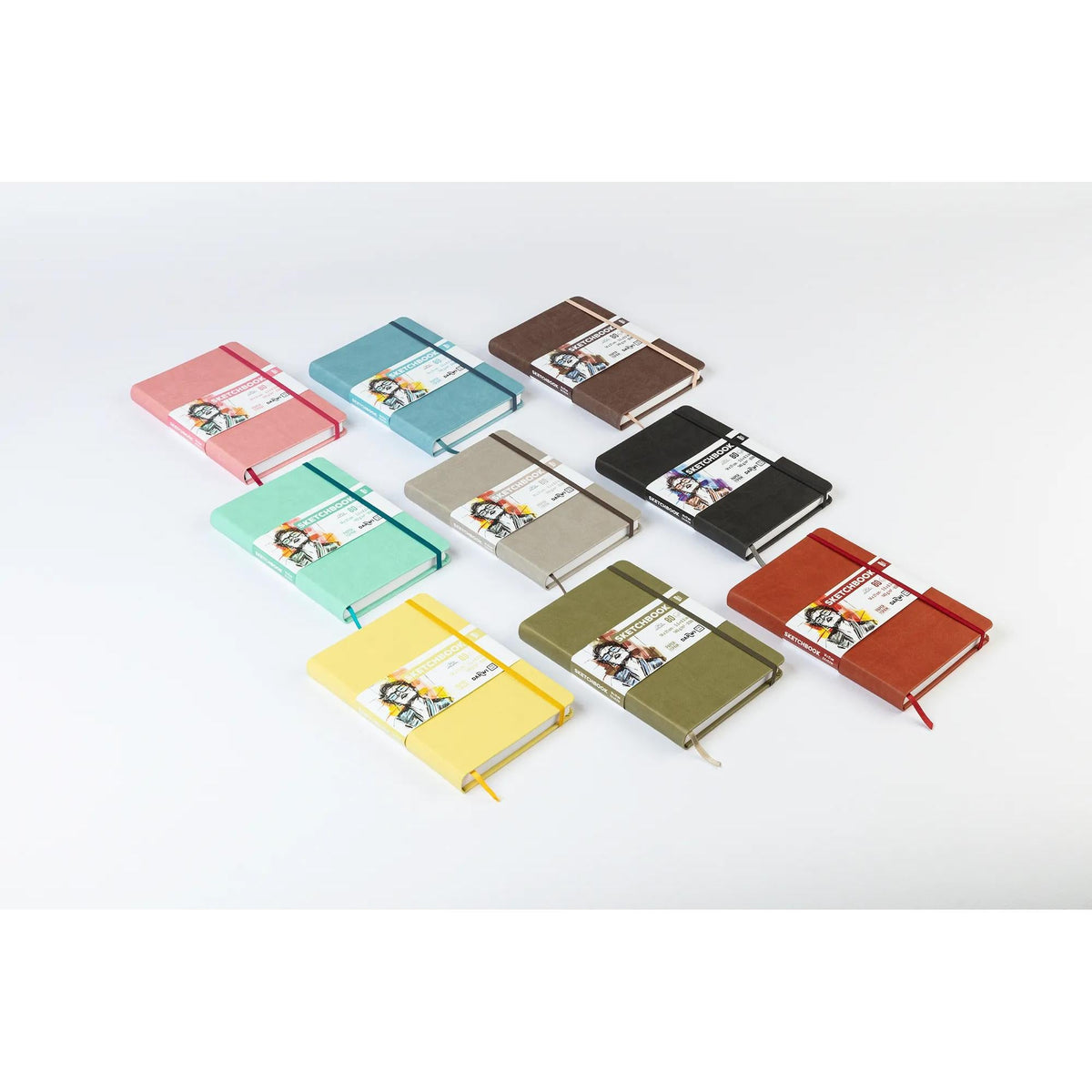 DARWI schetsboek zachtroze 14 × 14 cm, 140 g/m², 80 vel