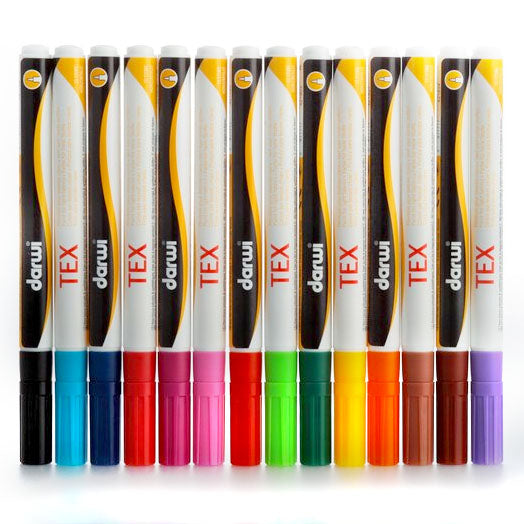 Darwi Tex textielstift fijn 3 ml
