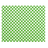 Decoupage Napkins - Green and White Checks - 1 pc