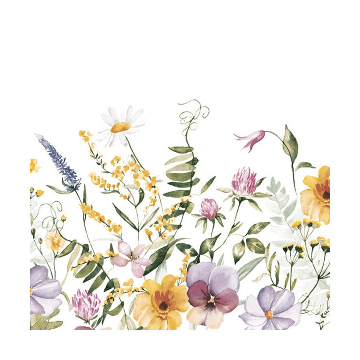 Decoupage Napkins - Spring Floral Garland - 1 pc