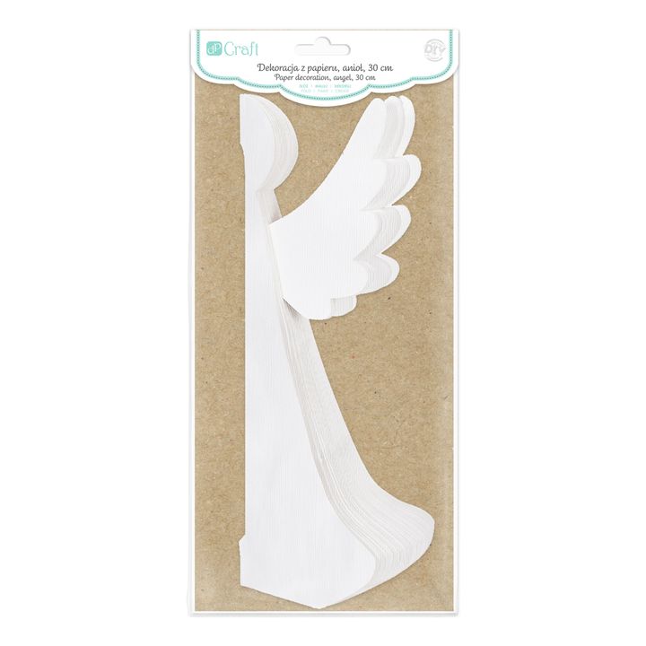 DP Craft papieren engel, kerstdecoratie 20 of 30 cm – afbeelding 4