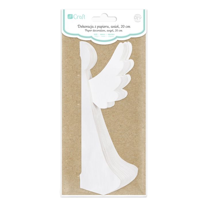 DP Craft papieren engel, kerstdecoratie 20 of 30 cm – afbeelding 3