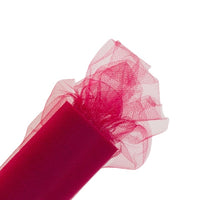 Rosa decoratietule op rol, 15 cm × 9 m