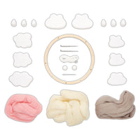 Docrafts naaldviltset roze dromenvanger – afbeelding 2