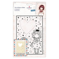 DOCRAFTS embossingmal Santoro Gorjuss hart 15 × 21 cm