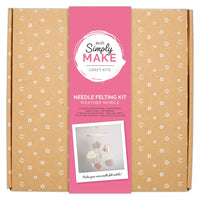 DOCRAFTS Felting Craft Kit – Pink Dreamcatcher / set
